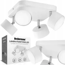 lampa-punktowa-led-heckermann-8795318a-biala-4x-glowica