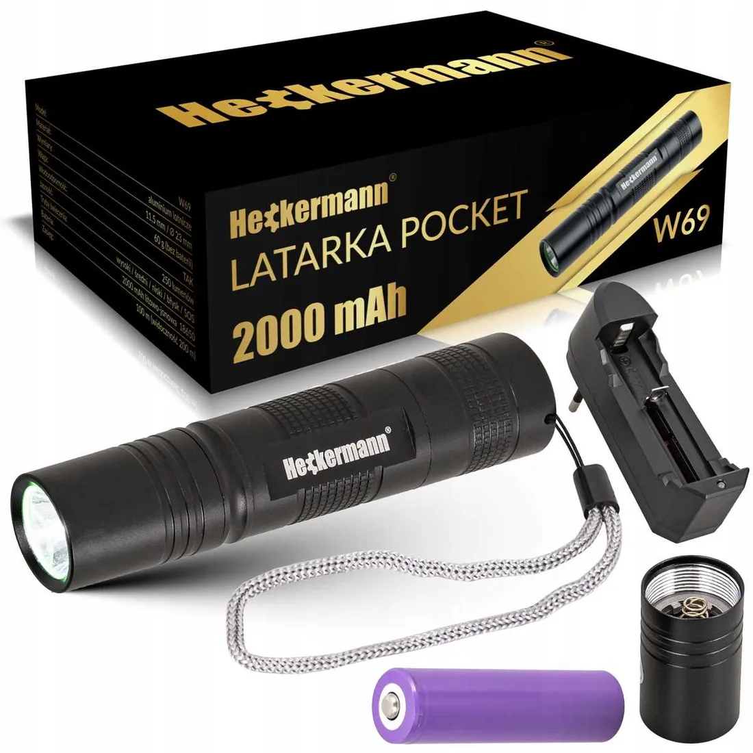 latarka-led-heckermann-w69-stan-nowy