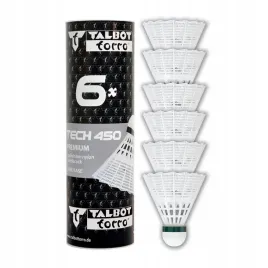 lotki-do-badmintona-talbot-torro-tech-450-slow-6-szt-biale