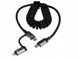 kabel-ladowania-synchronizacji-spiralny-50-150cm-usb-cgreaterusb-c-lightning-60w