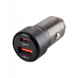 ladowarka-12-24v-usb-30w-usb-c-pd-45w-przezroczysta-czarna