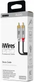 kabel-techlink-711033-2x-rca-cinch-2x-rca-cinch-3-m-marka-techlink-zlacza-2x-rca-cinch-2x-rca-cinch