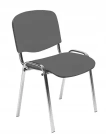 krzeslo-do-poczekalni-konferencyjne-iso-chrome-c73-czarno-szare-nowy-styl