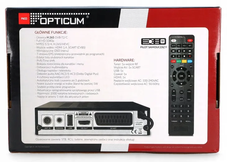 tuner-dvb-t2-opticum-ax-lion-ns-zalaczone-wyposazenie-kabel-zasilajacy