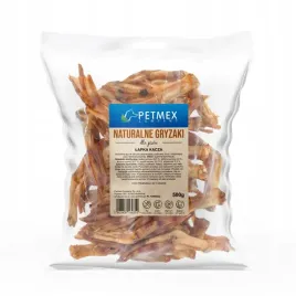 lapki-kacze-przysmak-smakolyk-gryzak-naturalny-bez-zboz-dla-psa-petmex-500g