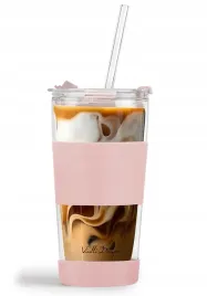 szklany-kubek-do-kawy-ze-slomka-vialli-design-fuori-600ml-30411-rozowy