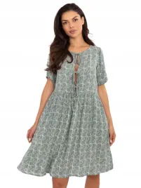 sukienka-z-krotkim-rekawem-damska-letnia-rozkloszowana-w-groszki