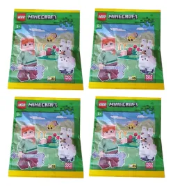 lego-minecraft-minifigure-polybag-4x-alex-baby-llama-and-bee-662308