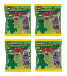 lego-minecraft-minifigure-polybag-4x-steve-with-creeper-and-tnt-662502