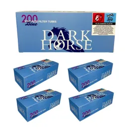 5-x-dark-horse-blue-200-szt-gilzy-papierosowe-ks-tyton-biale-tutki-8mm