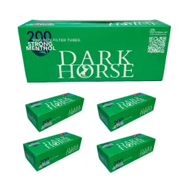 5-x-dark-horse-strong-menthol-200-szt-gilzy-papierosowe-mietowe-tutki-8mm