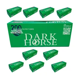 10-x-dark-horse-strong-menthol-200-szt-gilzy-papierosowe-mietowe-tutki-8mm