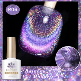 born-pretty-rainbow-glass-cat-eye-lakier-magnetyczny-holo-rainbow-r06