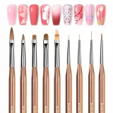 born-pretty-pedzel-do-zelu-akrylu-plaski-flat-head-brush-wlosie-syntetyczne