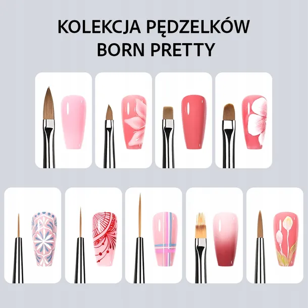 born-pretty-pedzel-do-zelu-akrylu-plaski-flat-head-brush-stan-nowy-marka-inna-marka
