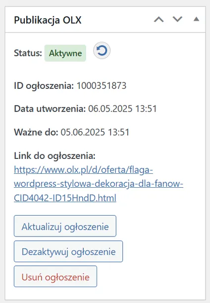 wordpress-olx-integracja-woocommerce-stan-opakowania-oryginalne-stan-nowy