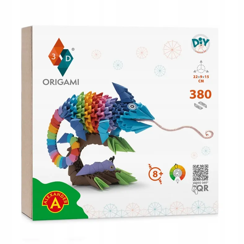 origami-3d-kameleon-chameleon-alex