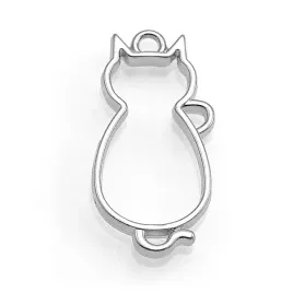 bez124-zawieszka-ramka-do-zywicy-kot-18x38mm-platynowa