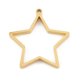 bez416-zawieszka-ramka-do-zywicy-gwiazdka-28mm-stal-nierdzewna-zlota