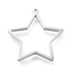 bez417-zawieszka-ramka-do-zywicy-gwiazdka-28mm-stal-nierdzewna-srebrna