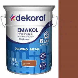 dekoral-emalia-emakol-strong-5l-orzech-sredni-polysk