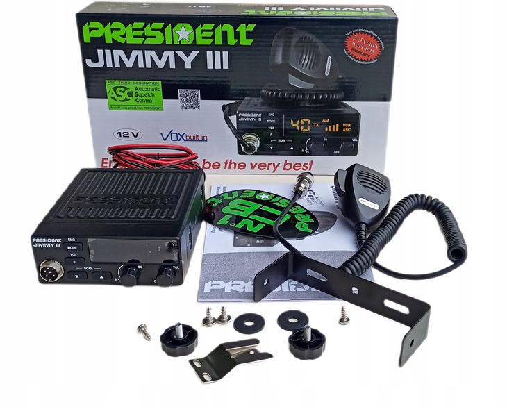 CB RADIO President Jimmy 3 III 12V ASC BUS TIR
