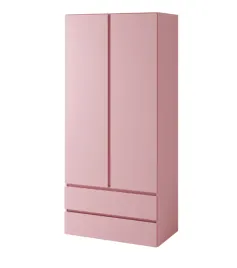 szafa-dwudrzwiowa-92-cm-szafa-2-drzwiowa-z-szufladami-rozowa-cosmo-c02
