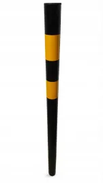 metalowy-slupek-parkingowy-ostrzegawczy-wkopywany-czarny-ral9005-fi60-150cm