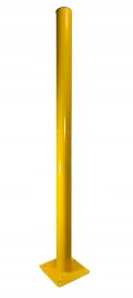 metalowy-slupek-ostrzegawczy-odbojnica-fi60-100cm-wysoki-zolty-na-podstawie
