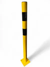 slupek-ostrzegawczy-parkingowy-zolty-wysoki-100cm-metalowy-na-podstawie