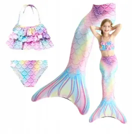 stroj-kapielowy-dla-dziewczynki-syrenka-kostium-z-ogonem-dwuczesciowy-150cm
