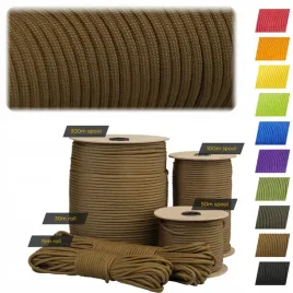linka-edcx-4mm-paracord-550-coyote-brown-50-m