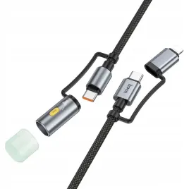 hoco-kabel-all-in-one-typ-c-lightning-do-typ-c-led-light-pd-3a-60w-u138