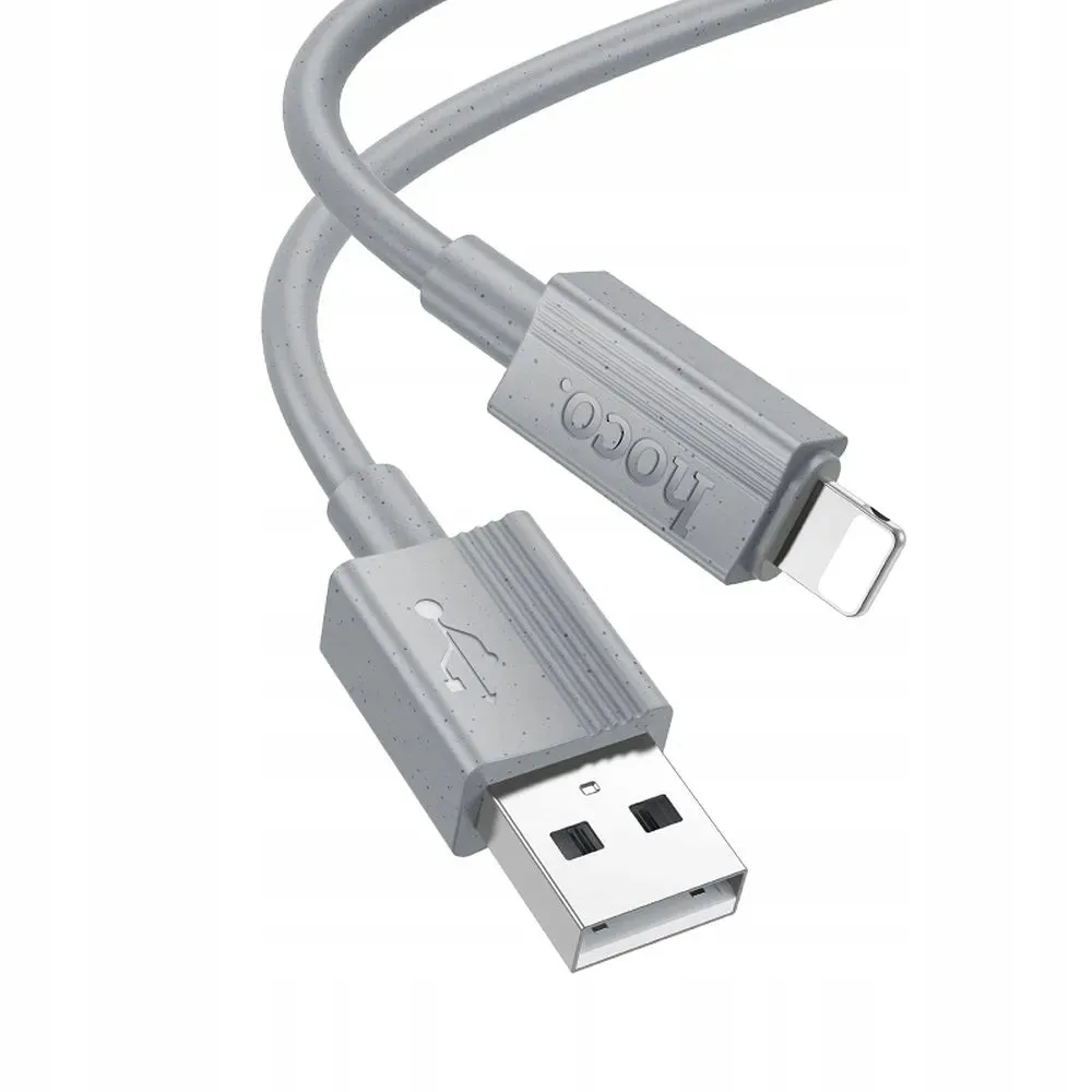 hoco-kabel-usb-a-do-lightning-24a-x107-1-m-szary-stan-nowy