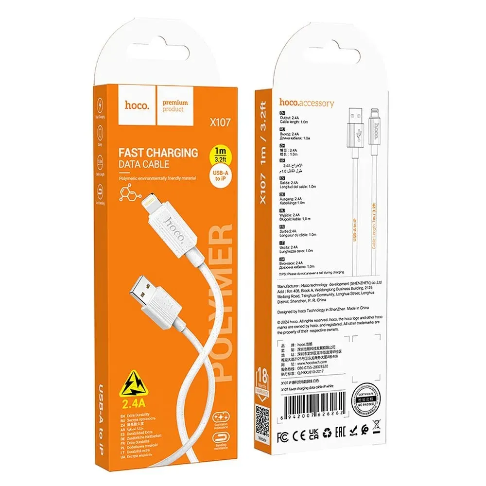 hoco-kabel-usb-a-do-lightning-24a-x107-1-m-bialy