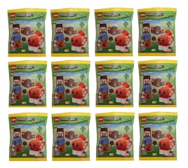 lego-minecraft-minifigure-polybag-12x-steve-with-mooshroom-662407