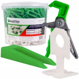 system-poziomowania-plytek-klips-1mm-250szt-klin-100szt-szczypce-marten