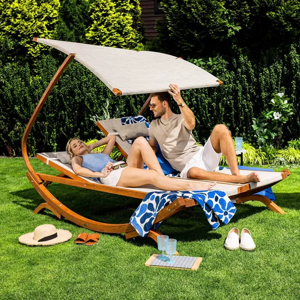 lezak-ogrodowy-drewniany-z-regulacja-lezanka-z-daszkiem-poduszka-taras-kolor-ecru