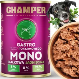 champer-gastro-400-g-jagniecina-monobialkowa-mokra-karma-na-trawienie-psa