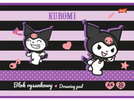 kuromi-szkolny-blok-rysunkowy-a4-bialy-20-kartek-80g-hello-kitty