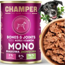champer-bones-joints-400-g-jagniecina-monobialkowa-mokra-karma-na-stawy-psa