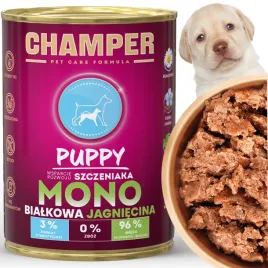 monobialkowa-karma-szczeniaka-champer-puppy-400-g-jagniecina-hipoalergiczna