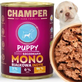monobialkowa-karma-szczeniaka-champer-puppy-400-g-indyk-hipoalergiczna