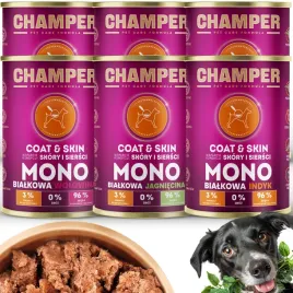 champer-skin-coat-na-skore-i-siersc-karma-mokra-dla-psa-mix-6x400g
