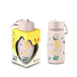 brosky-kids-rozowa-butelka-na-wode-dla-dzieci-w-malpki-450ml