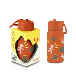 brosky-pattern-stalowa-butelka-na-wode-w-kolorze-ceglanym-450ml