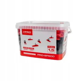 system-poziomujacy-plytki-pro-sp600-15-mm-mix-klipsy-kliny-300-100-szt