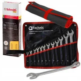 schmith-qtechnic-zestaw-klucze-plaskie-plasko-oczkowe-zestaw-6-22-mm-12szt