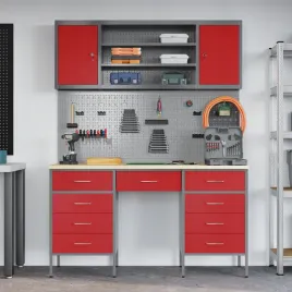 zestaw-szafek-roboczych-z-tablica-pegboard-7-elementow-czerwony-mdf-i-metal