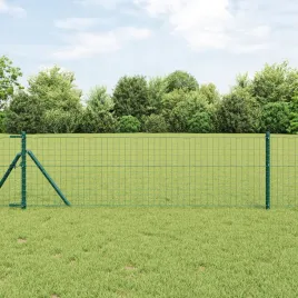 euro-fence-z-13-slupkami-0-6x25-m-stal-ocynkowana-zielona